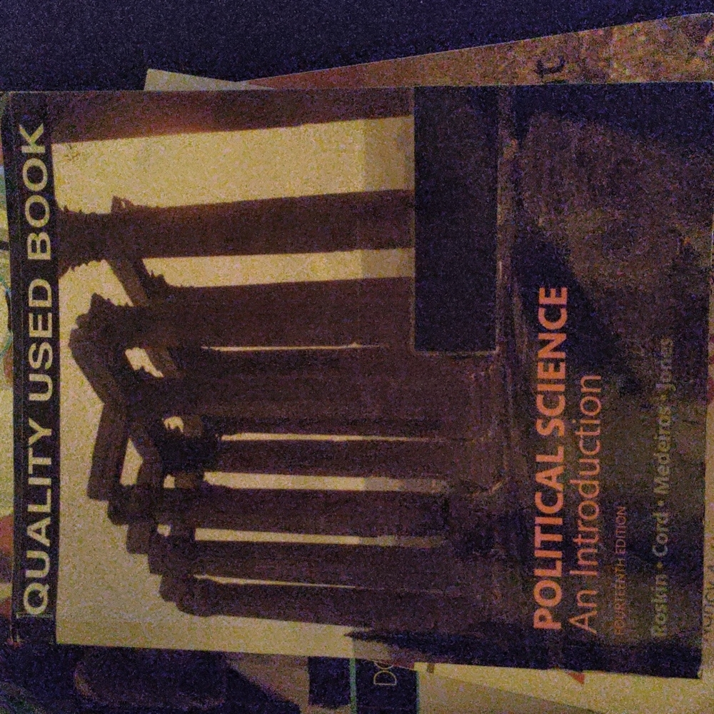 Political Science An Introduction by Roskin, Cord, Medeiros, Jones.